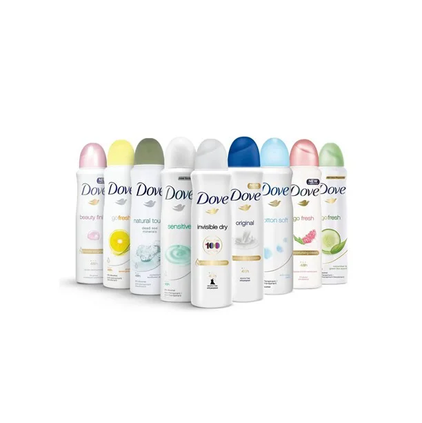 New Design High Efficiency Long Lasting Body Dov-e Deodorant Spray Men and Dov-e Women Deodorant & Antiperspirant