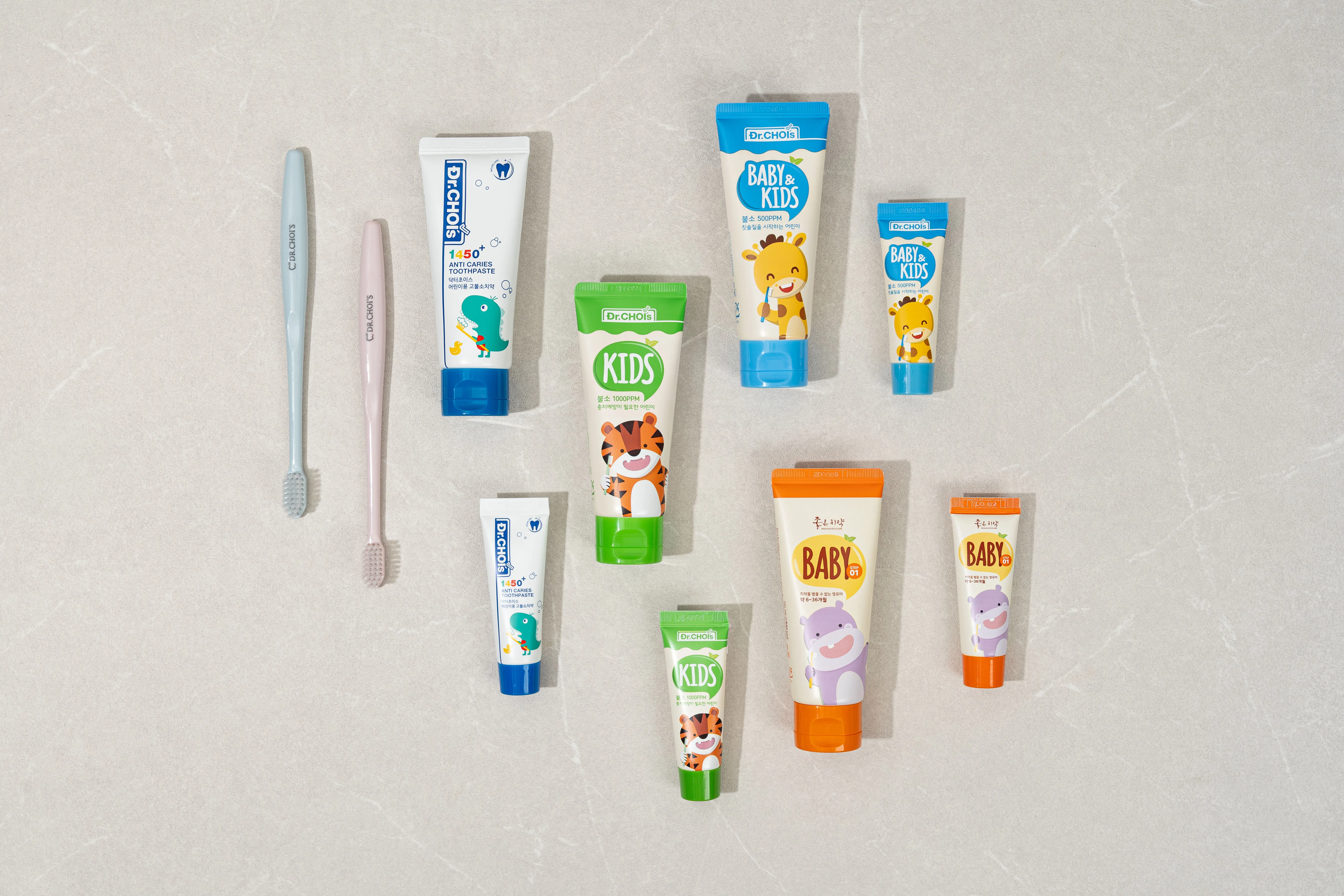 [DR CHOIS] the Best Selling in Korea Children who Need Cavity Prevention 36 Months Dr.Chois KF Toothpaste