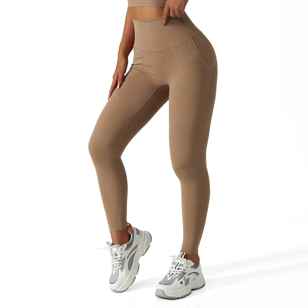 Wholesale 2024 Newest Women crossover Long Sleeve Crop Top Four-way Stretch Legging Yoga Set Hot Sell Quick Dry Gym Wear Legging