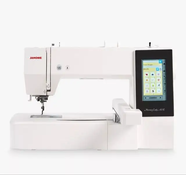 Brand new original Janome Memory Craft 500E Embroidery Machine with warranty and return policy