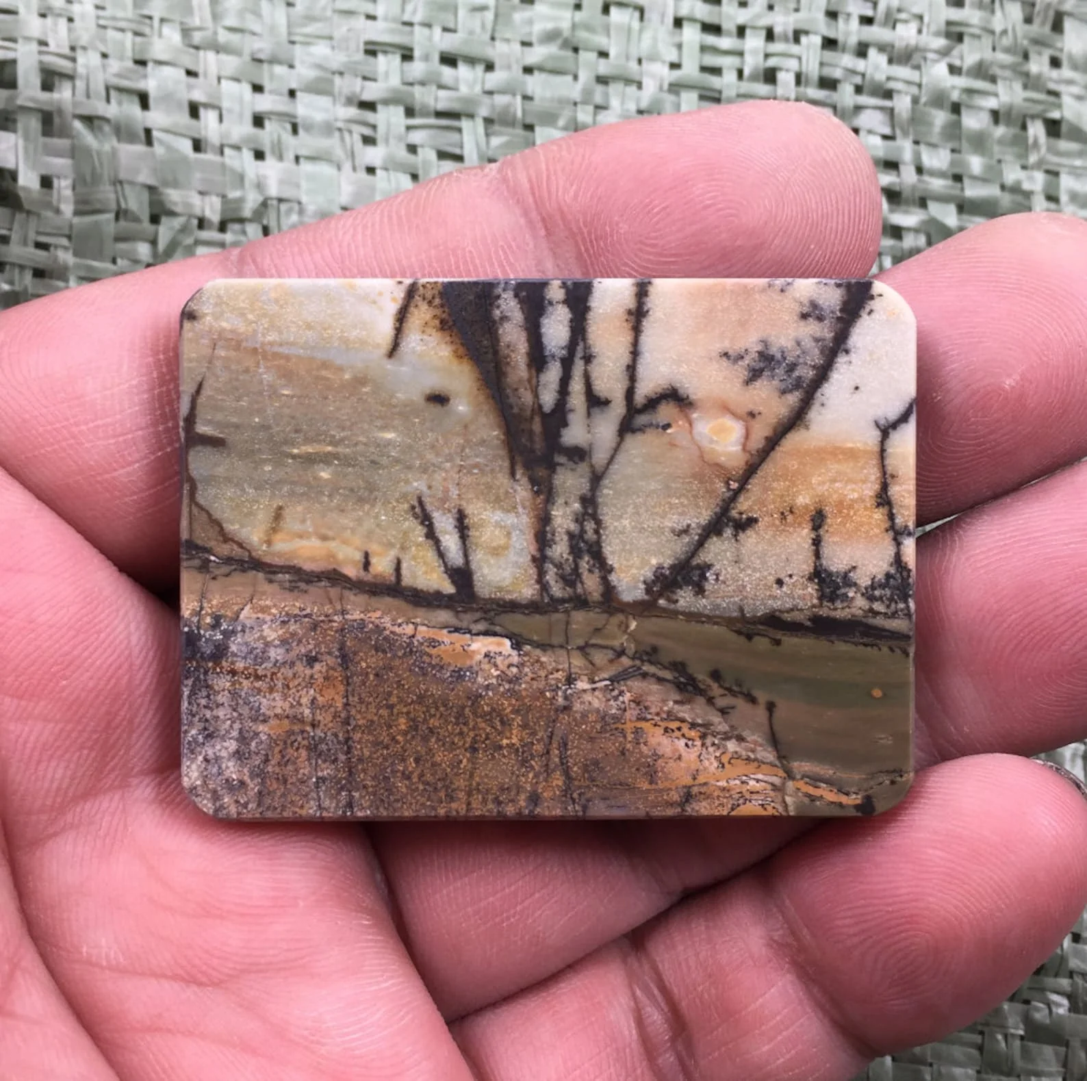 Wholesale Landscape Jasper Scenic Cherry Creek Jasper For Pendant Jewelry Cabochon or Bead Free Drilling Flat Surface Stone