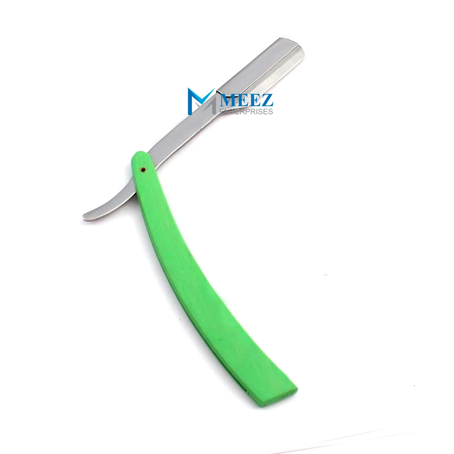 Professional Green Straight Barer Double Edge Stainless Steel Razor Folding Shaving Knife Beauty Tool