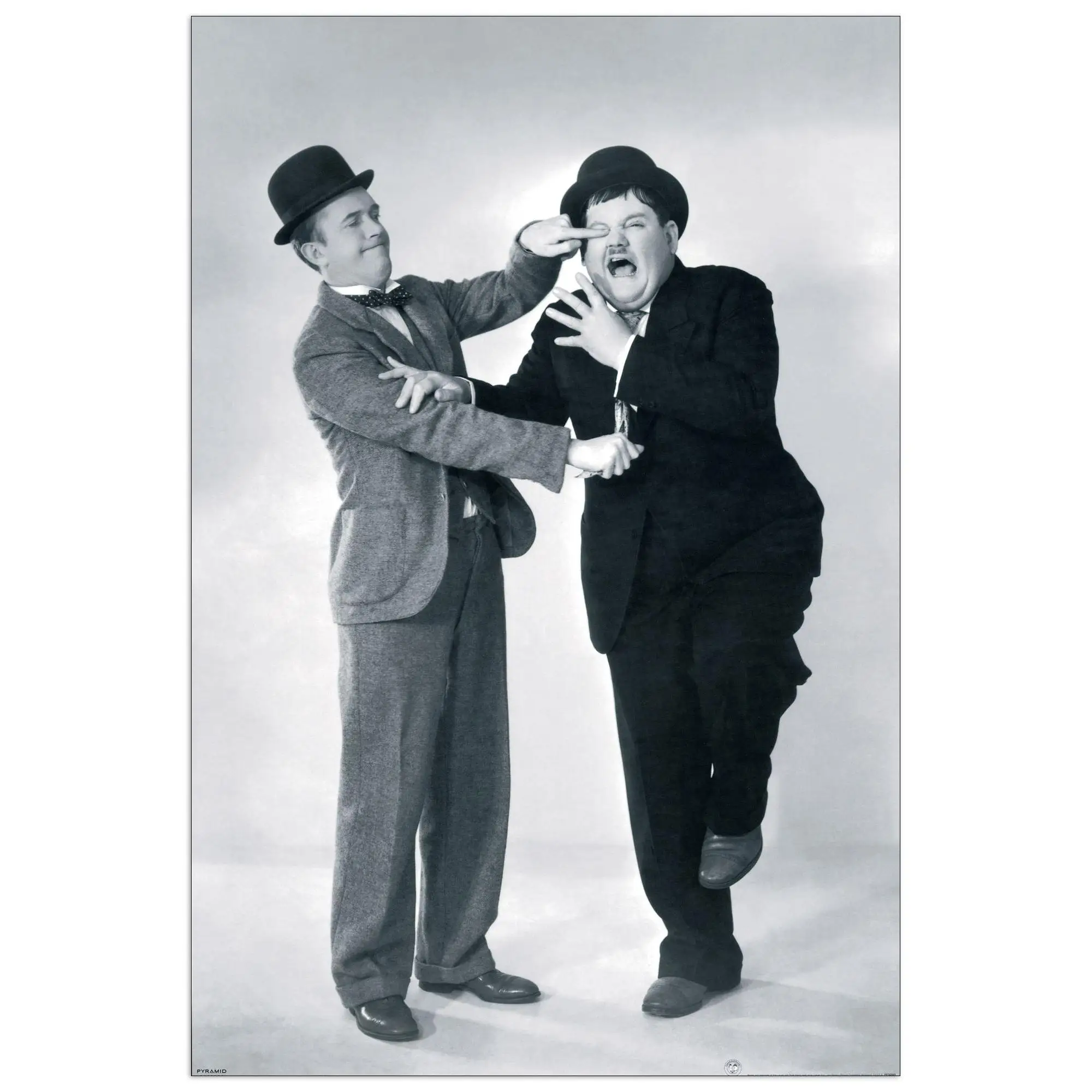 Movie Laurel - Hardy decorative panel, ready to hang.