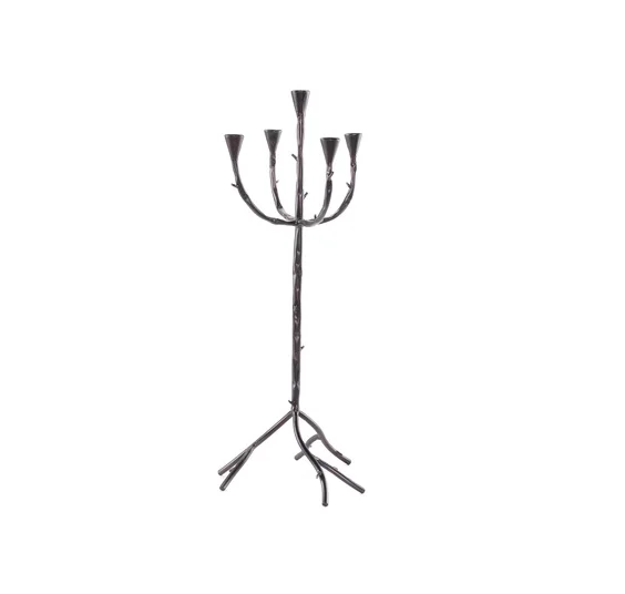 Latest Design Handicraft Wooden Pillar Candle Holder At Wholesale Price