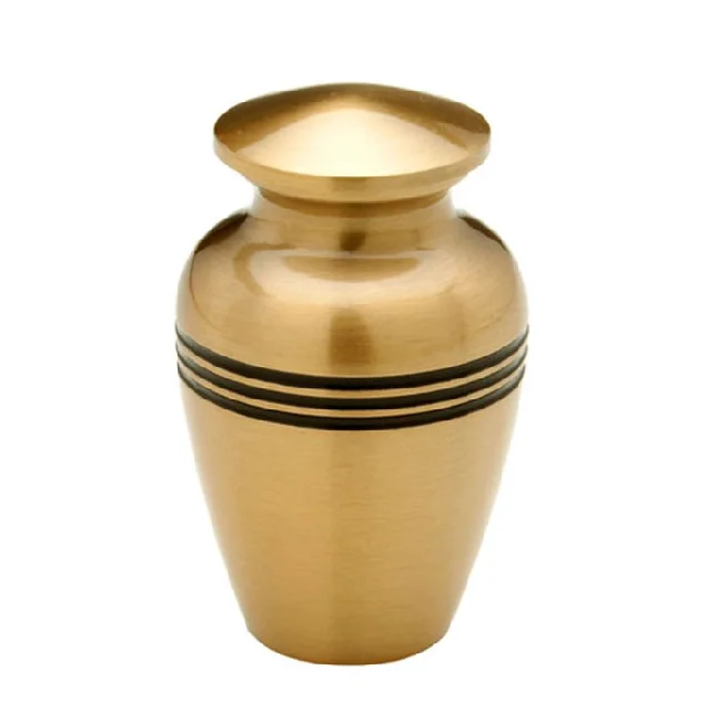 Mattellic Customized funeral Supplies metal adult urn Green Colored keepsake memorial ashes urn suppliers of modern metal urns