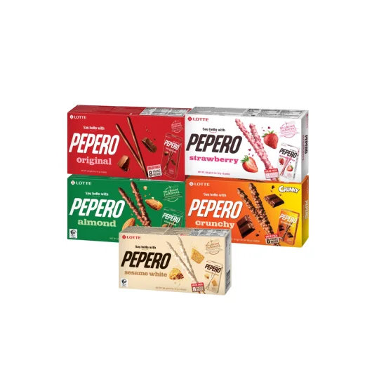 Pepero белый шоколад печенье и крем флавур бисквит палочки-Lotte Nude палочка наполненная шоколадом