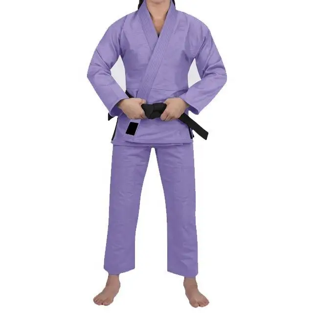 Yellow Color Unisex Martial Arts Wear Karate Uniform With Black Belt Wholesale Best Selling Low Price Karate Wear Suit Set