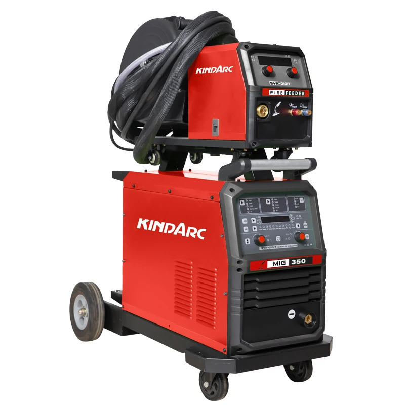 MIG/MMA/MAG Welder For Industrial Use High-Speed Pulse Welding Machine Portable Welder MIG350 Air-Cooling