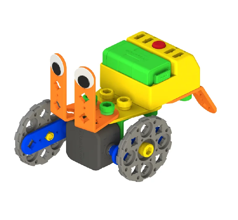 [Roborobo] Korea Toy Robots Simple Building Toy with Motor with Battery Case Car Hermit crab Dinosaur Toy Product