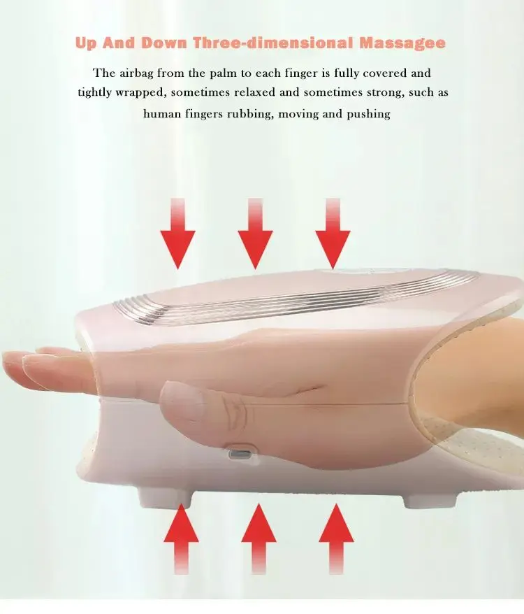 OEM Rechargeable Electric Kneading Massage Hand Massage With Compression