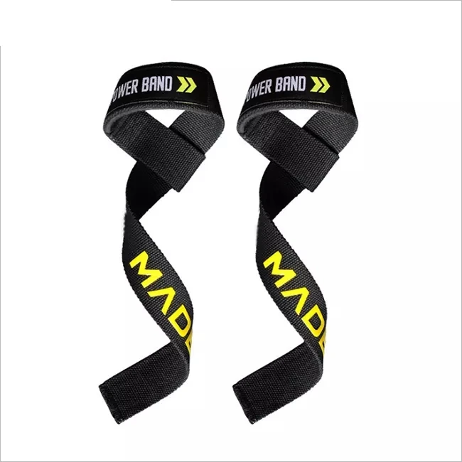 Custom Weight Lifting Straps Silicone Logo Wrist Wraps Powerlifting Anti Slip Wrist Straps Weightlifting