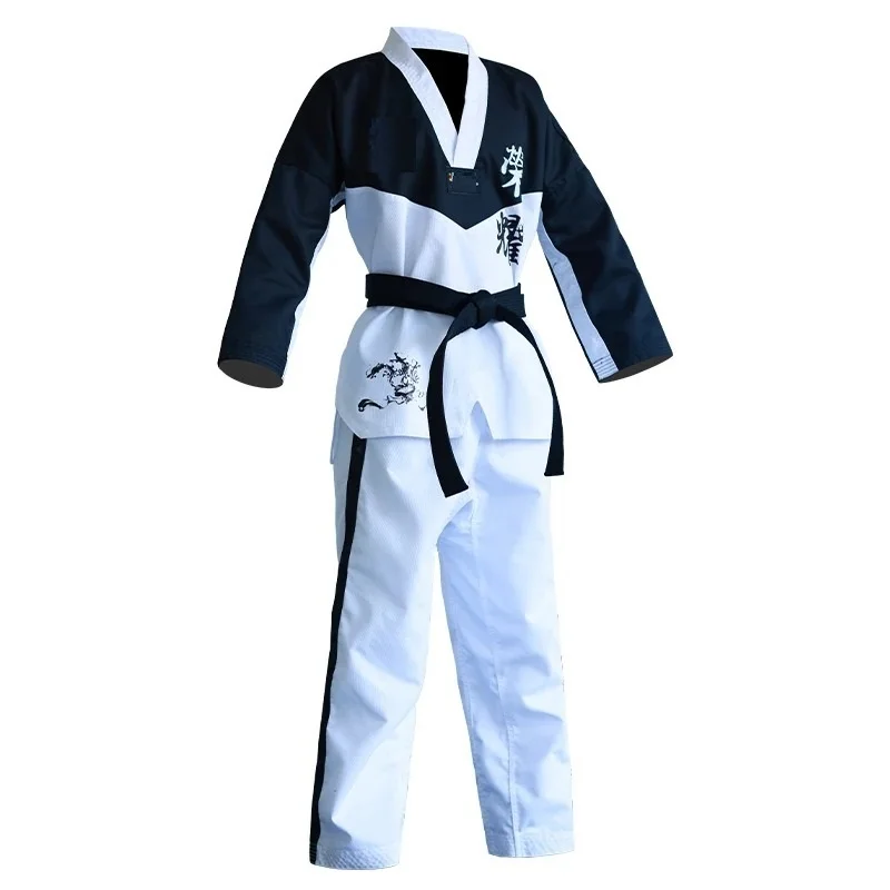 Plus Size Adults Martial Arts Wear Taekwondo Uniform Factory Wholesale Custom Logo Taekwondo Uniform