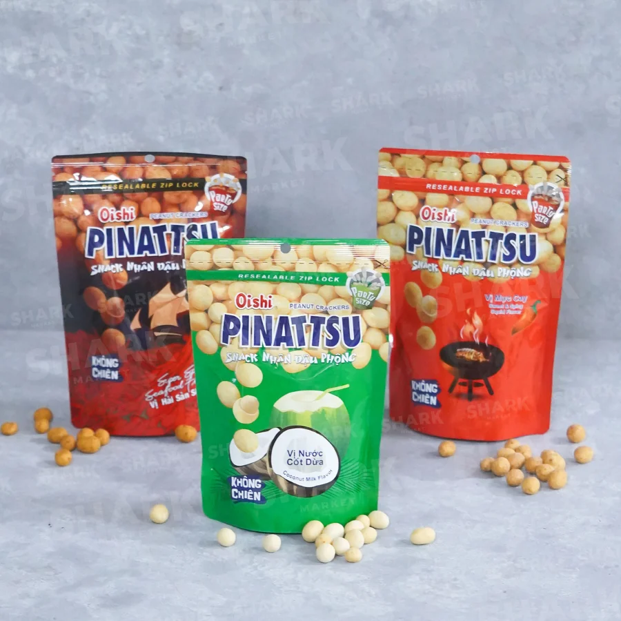 Пинатцу супер острые закуски из морепродуктов арахисовые 30 г x 100 экзотические жареные сладкие полумягкая упаковка