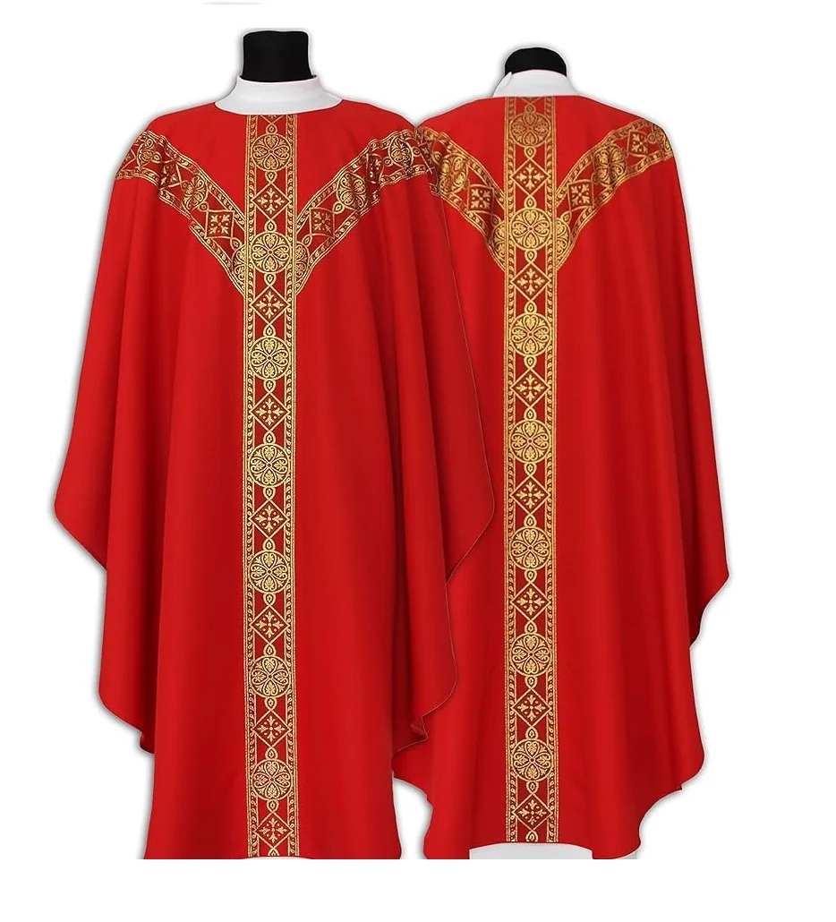 Новейший дизайн низкий минимальный объем одежды шелковое платье для пасторской церкви