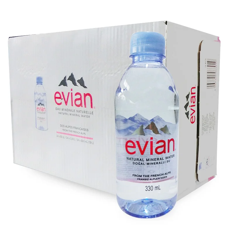 Натуральная пружинная вода Evian (1 5 л/12 шт.) цены на бутылочную воду evian оптом