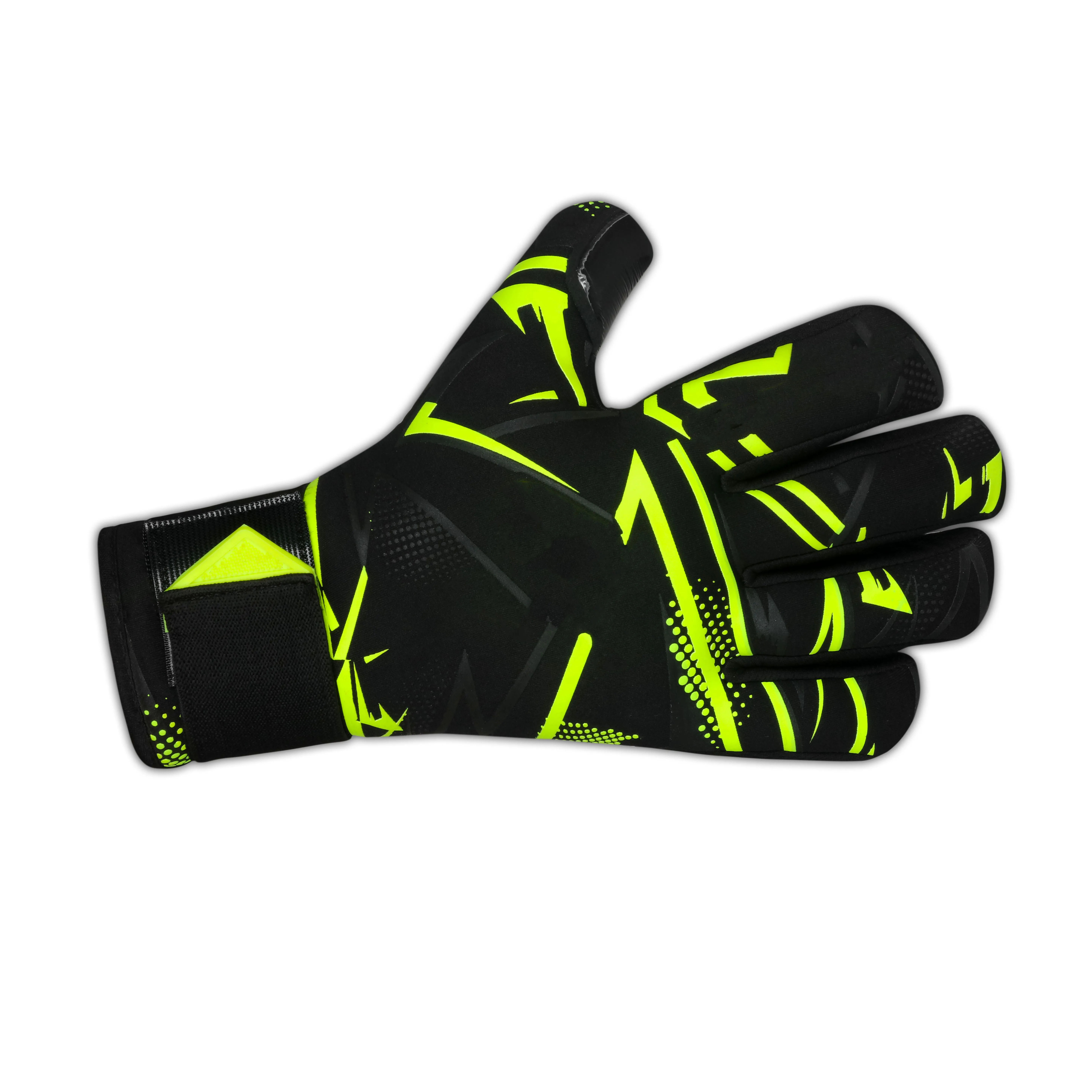 High Quality German Latex Goalkeeper Gloves with Custom Logo Design Customizable Sports Protection