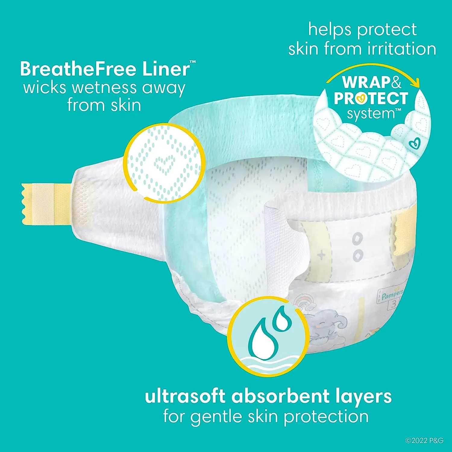 Pampers Swaddlers Diapers - Size 6, 108 Count - Ultra Soft and Absorbent Disposable Baby Diapers Wholesalers