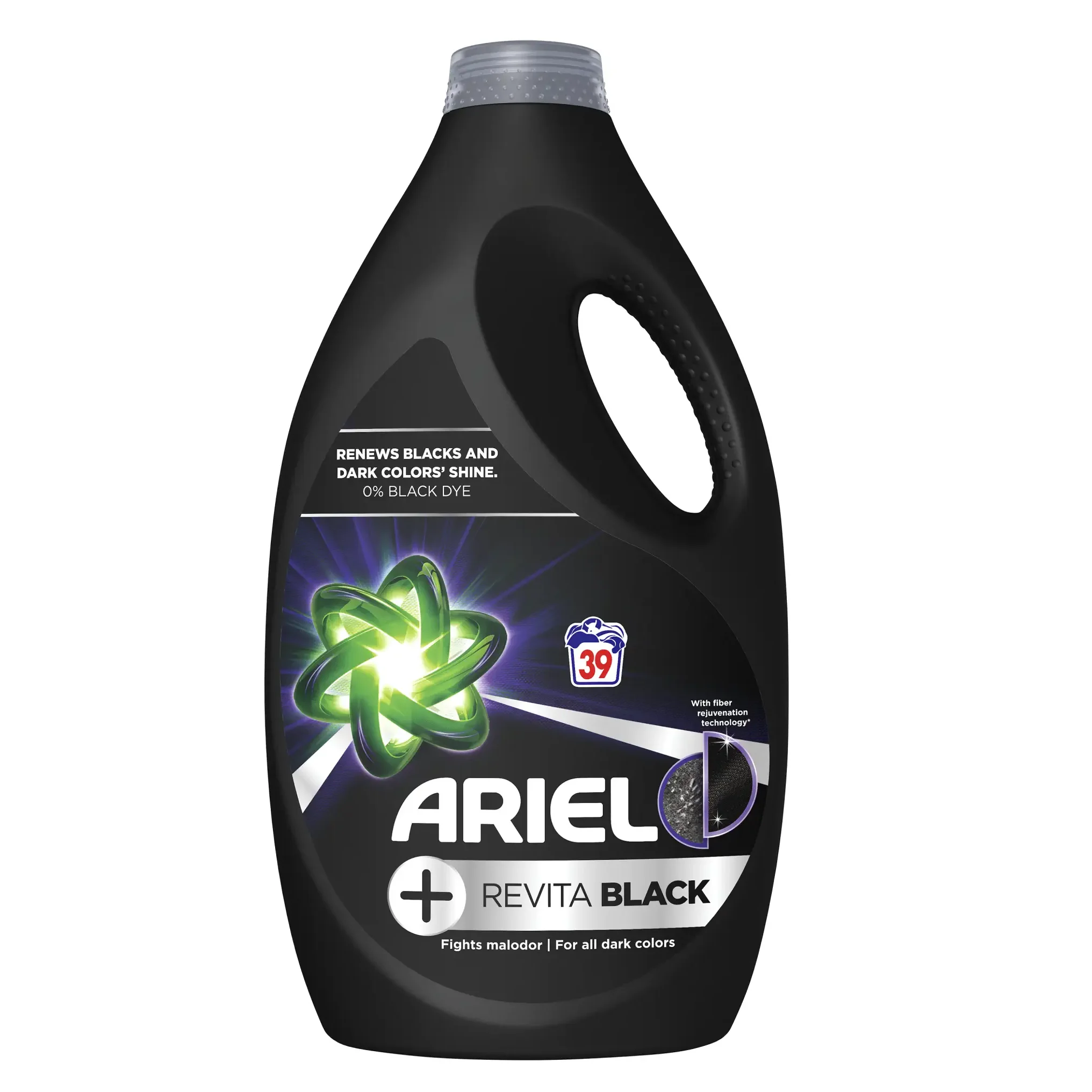 Ariel Revita Black - 39 Washes - Gentle & Effective Laundry Detergent for Dark Fabrics