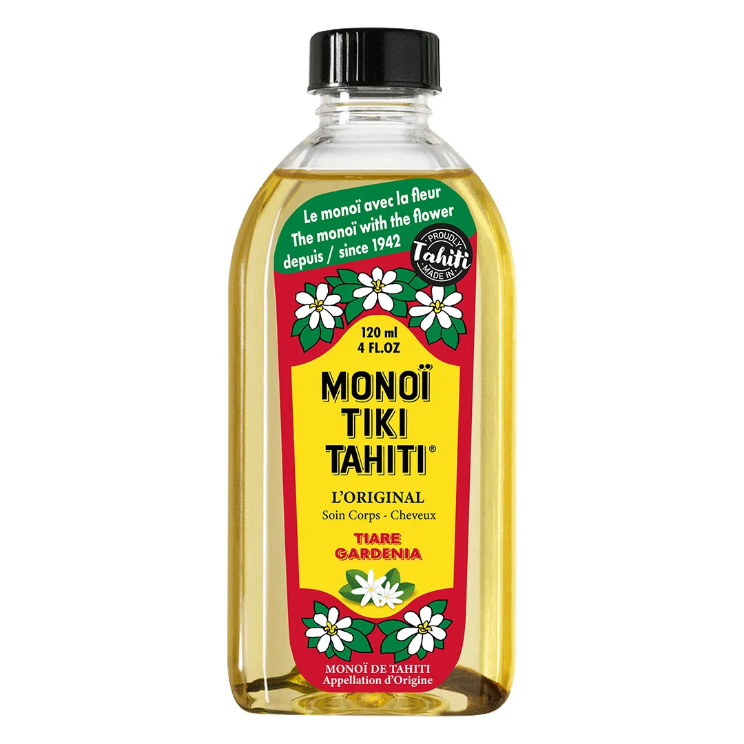 Wholesale 120ml Tiare Gardenia Monoi Perfume Oil Premium Quality Natural Ingredients for Hair & Body Care Made in Tahiti