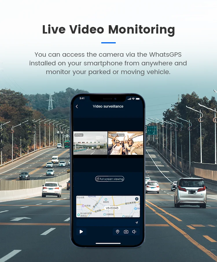Factory Low Price Mini Wifi GPS 4G Car HD Dashcam 1080 4 Camera that Connected to GPS