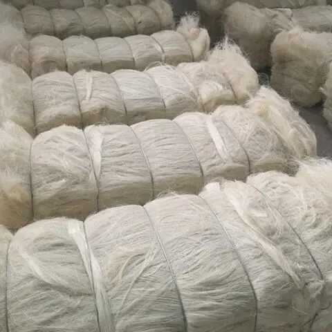 100% Natural Sisal Fiber SSUG /UG/3L grade one sisal fiber for Gypsum Boards and Concrete