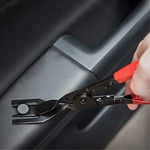 MICTUNING 19pcs Car Audio Dash Door Panel Window Molding Auto Trim Removal Tool Plastic Trim Removal Tool Set