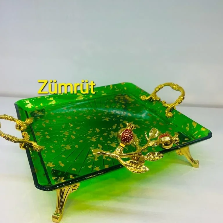 wholesale hot sales high quality new glass tray for presentation 2024 year from turkey