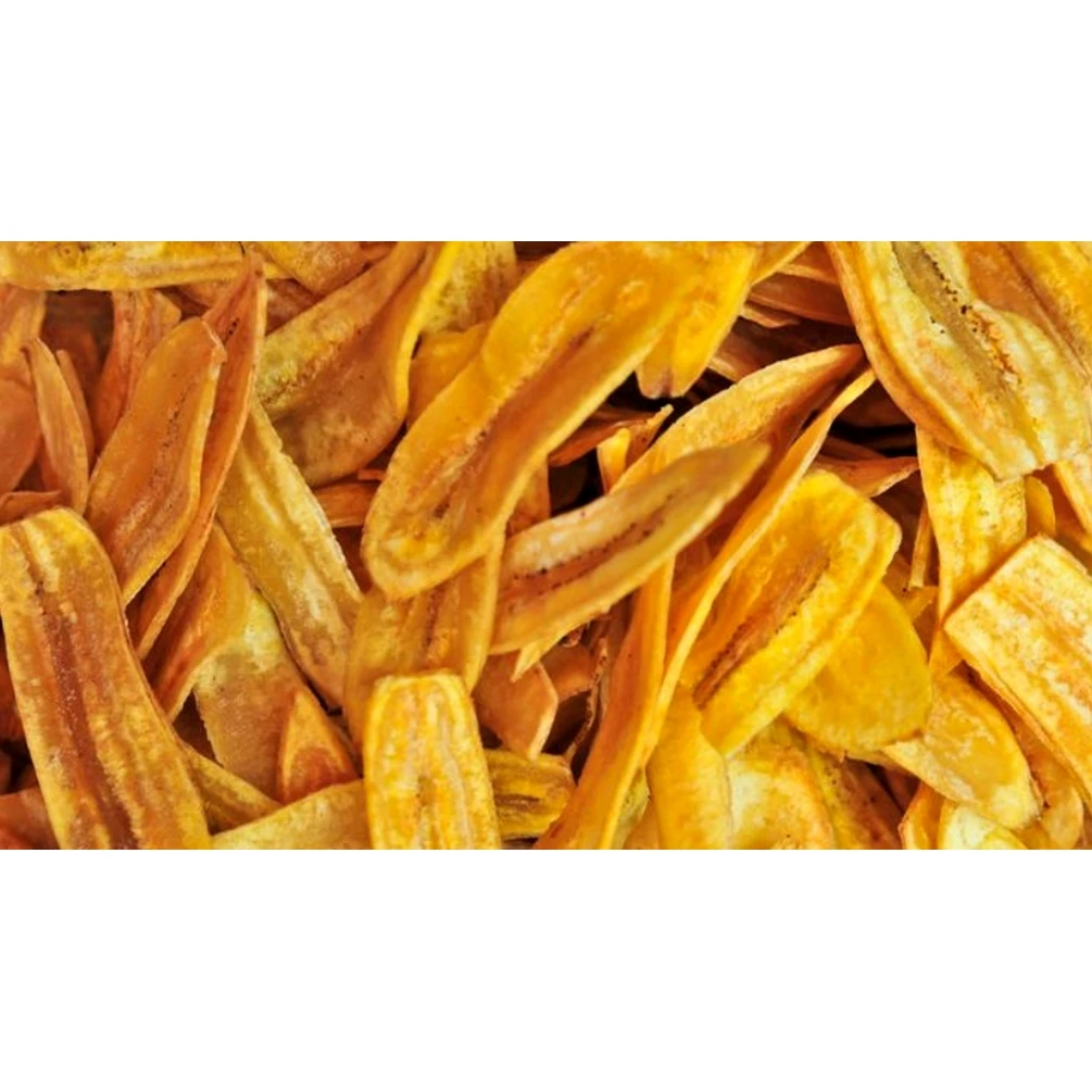 Pure Banana Chips Added Salt Diet Healthy Snack Crispy Dried Fruit Best Selling Premium Quality Product of Thailand