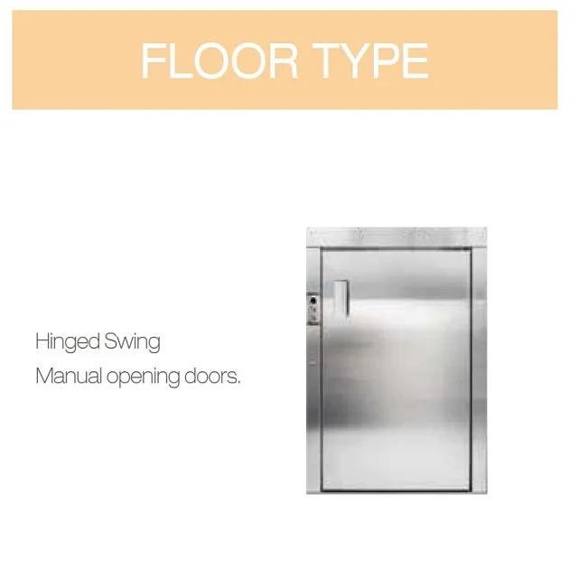 Emak 200kg VVVF Floor Type Single Entrance Dumbwaiter Lift for Kitchen & Restaurant with Steel Structure