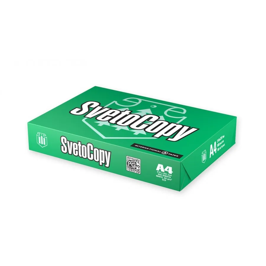 Белый оригинальный Svetocopy A4 80 gsm копировальная бумага Copie горячая Распродажа
