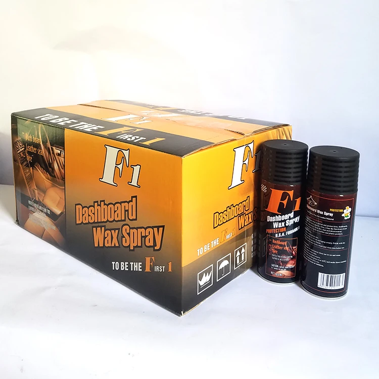 Factory Price Car Interior Dashboard Polish Spray Wax For Leather Rubber Plastic Surface Dashboard Polish Wax Cleaner Spray