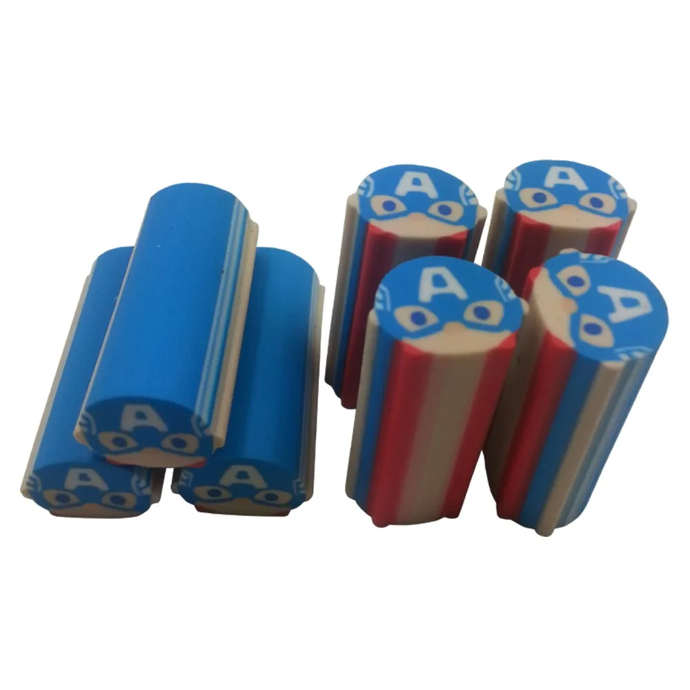 Marvel Movie Cartoon Character Customized 2D Funny Cute Kawaii Stationery Rubber Eraser Manufacturer
