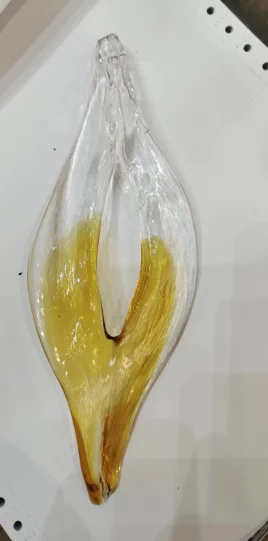 Custom Ceiling Chandelier Handmade Glass Leaf Decorative Interior Gold Lightings for Home Hotel Lobby