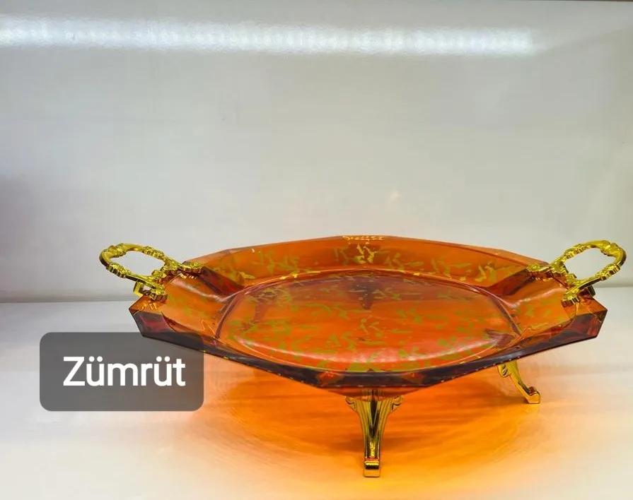 wholesale hot sales high quality new glass tray for presentation 2024 year from turkey