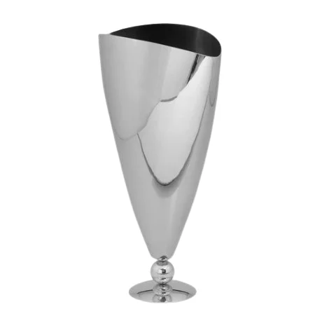 New Arrival Flower Vase Silver Finished Flower Vase Wedding Party Decoration Customized Vintage Metal Flower Vase
