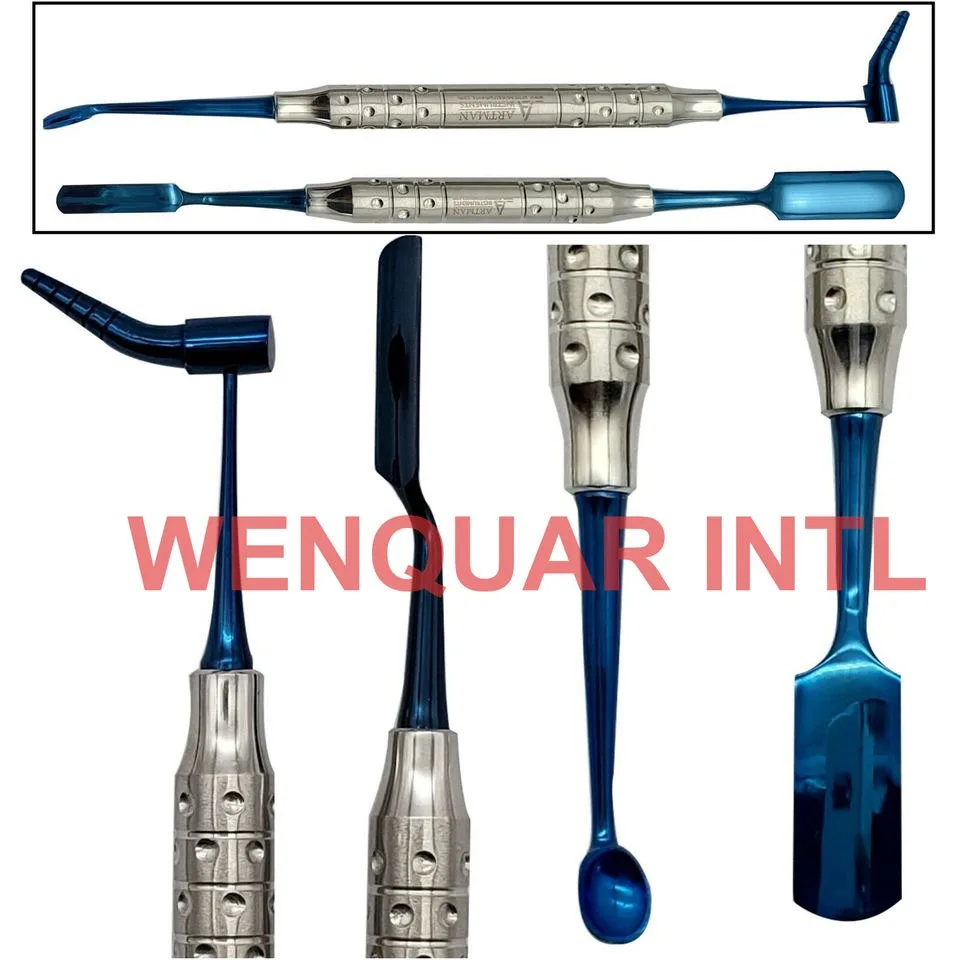 High Quality Surgical Dental Implant Bone Graft-Carrier Titanium Coated Pluggers and Packer