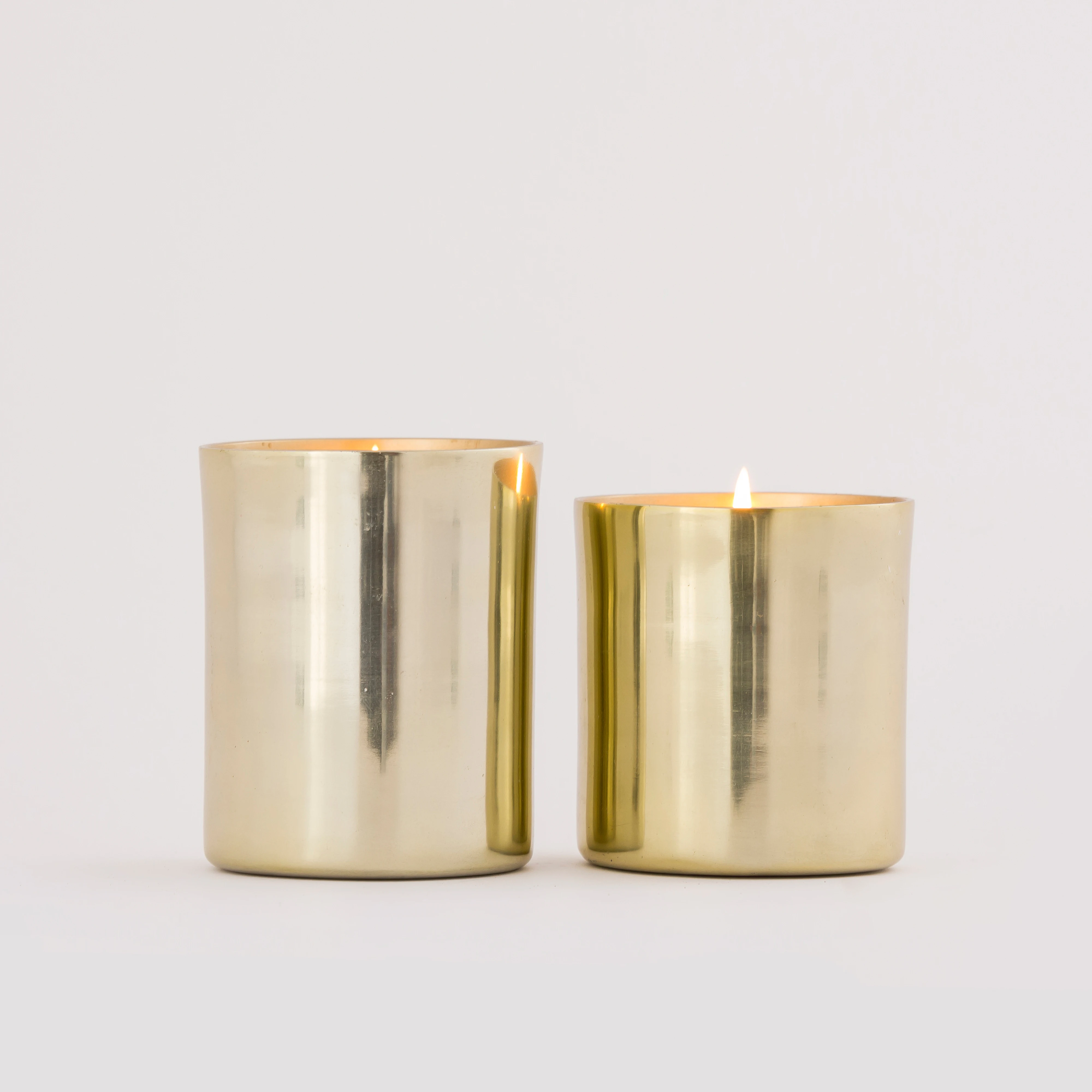 High Quality Hot Selling Glass Metal Wax Filled Candle Jars and Holders for Home and Decoration