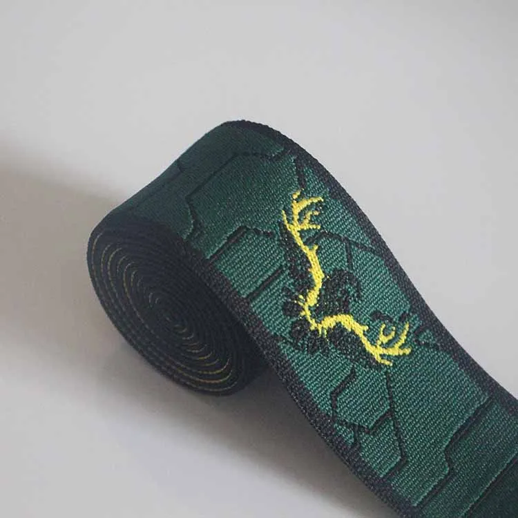High Grade Preferable Pricing Elastic Band Custom Colorful Private Jacquard Elastic Web Band for Clothing