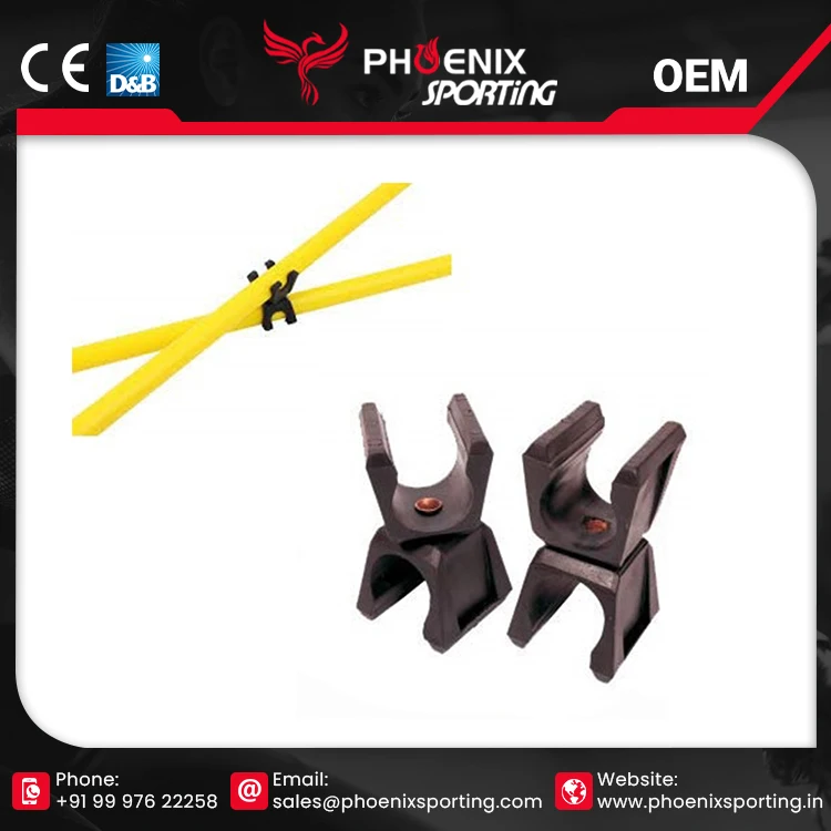 Best Ever Sports Indoor-Outdoor Turf Training Poles with Dome Base and Poles Connector