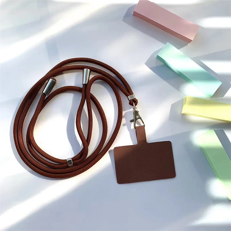 Mobile Phone Lanyard Strap Hanging Chain Ring Cord With Patch Wrist Strap Cell Phone Holder Detachable Rope Keychain For Iphone