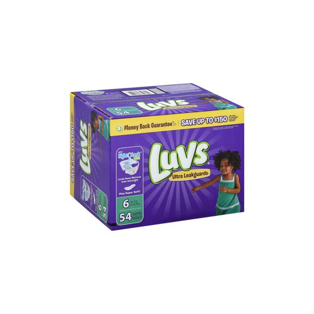 Wholesale Price Supplier of Luvs Ultra Leakguards Disposable Baby Diapers Bulk Stock With Fast Shipping