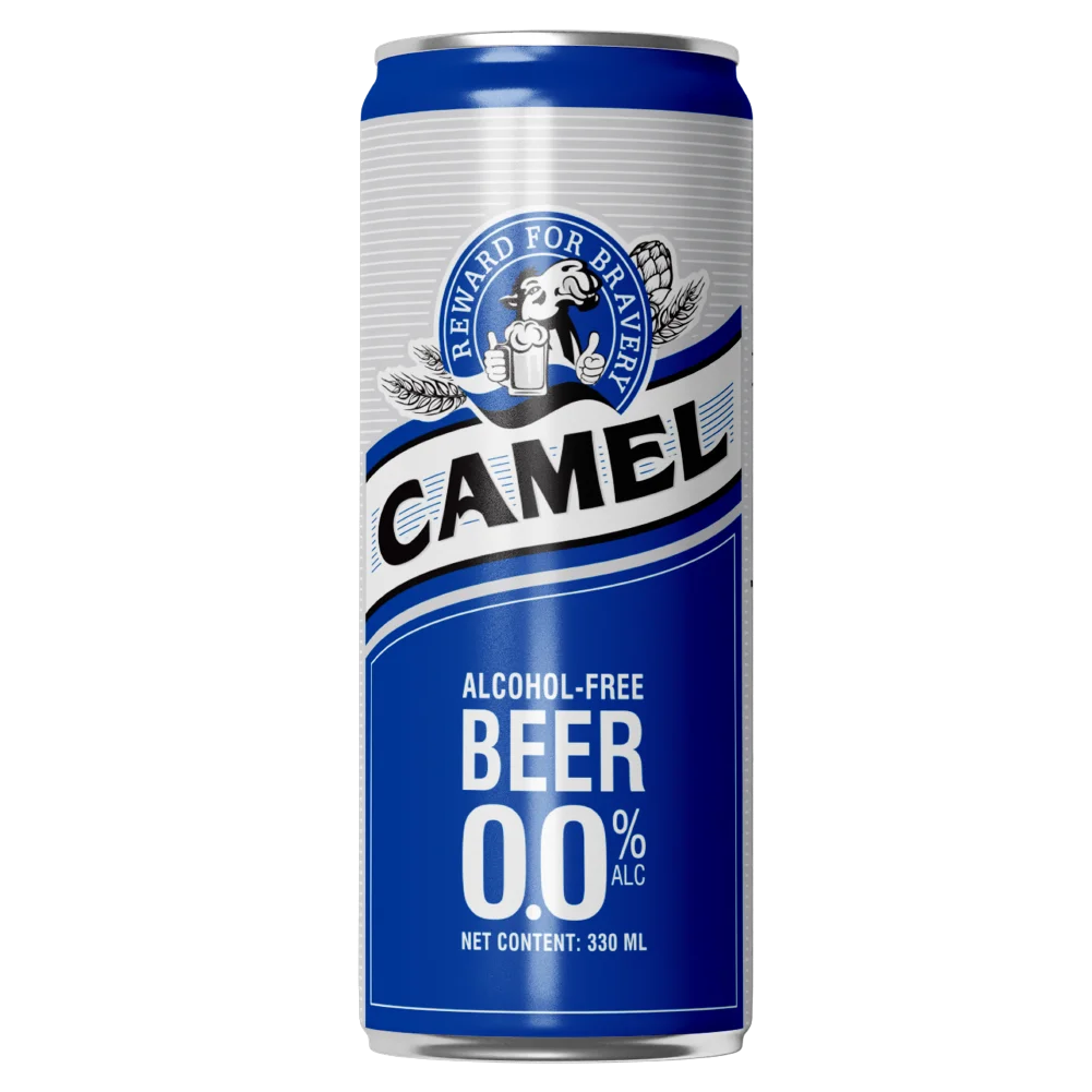 Wholesale Private Label Non-Alcoholic Lager Beer Cans Camel Lager with Light Refreshing Finish-OEM/ODM Options Available
