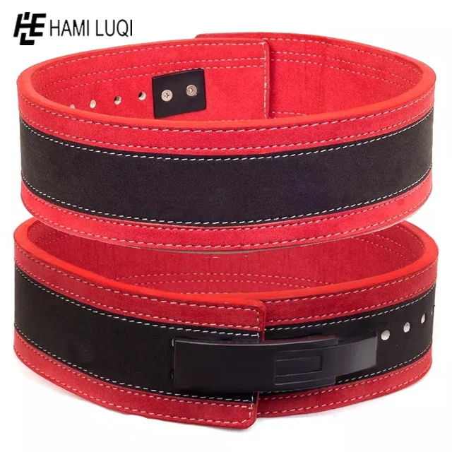 Premium Strength Custom 13mm Leather Powerlifting Lever Belt Personalized Gym Training Weightlifting Equipment