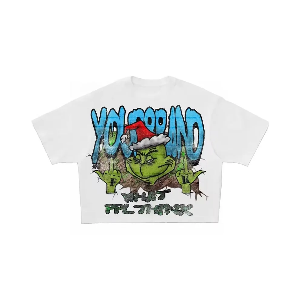 Boxy T Shirts Fit Cropped T-shirt hot selling Acid Washed Vintage Heavy Gsm Premium Cotton Men Women Jersey Blank Casual Knitted