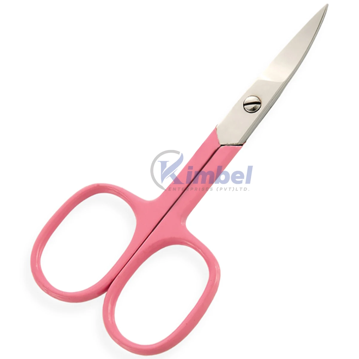 Manicure Safety Scissor With Round Tip Full Steel Baby Nail Scissor With PVC Pouch Professional Supplies