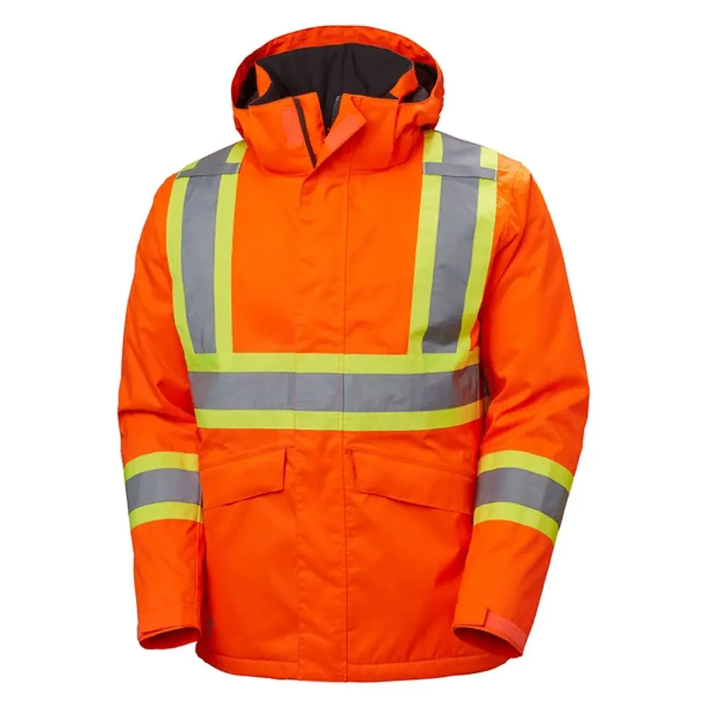Factory Supply High Visibility Safety Work Clothes Construction Security Workwear Jacket For Men