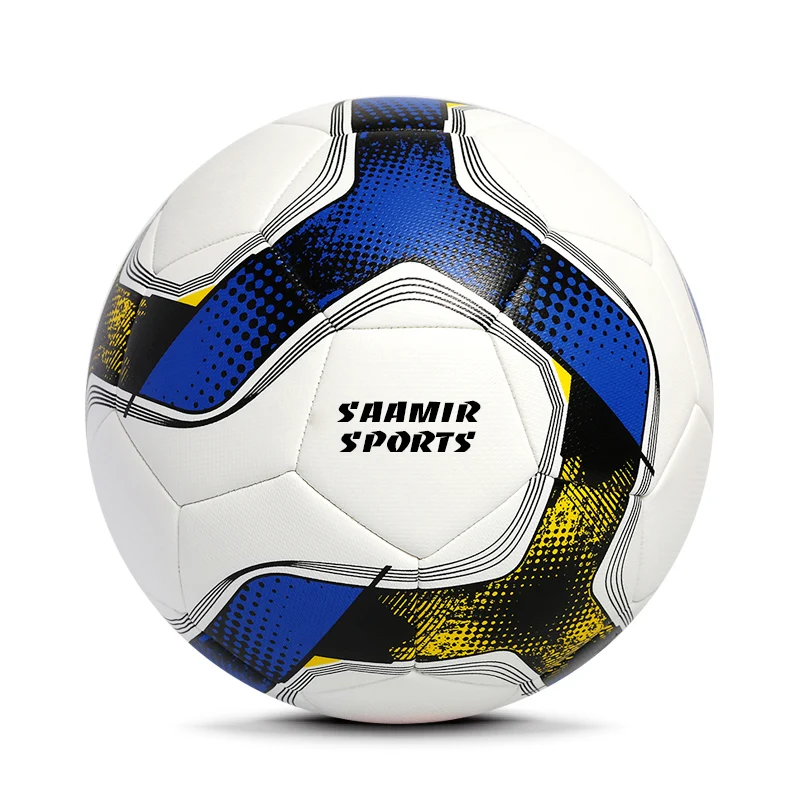 High quality Latest design leather Football  Match football soccer ball official size and weight Customize size and color