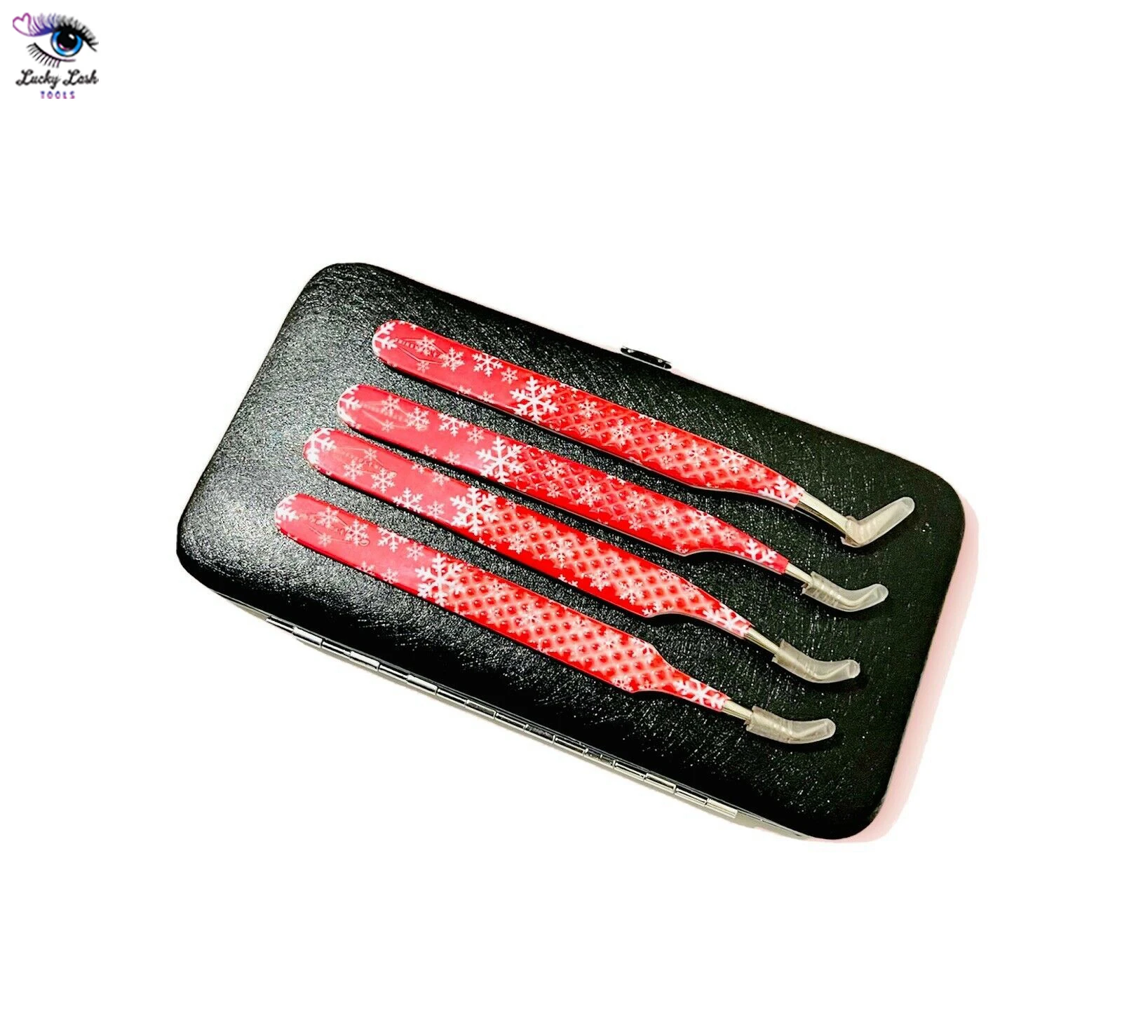 Сделанные в Пакистане красивые пинцеты для наращивания ресниц с индивидуальным логотипом изогнутых наконечников Пинцет