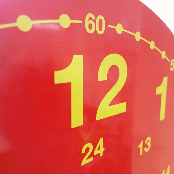 Магнитные большие развивающие часы для детей 39 см