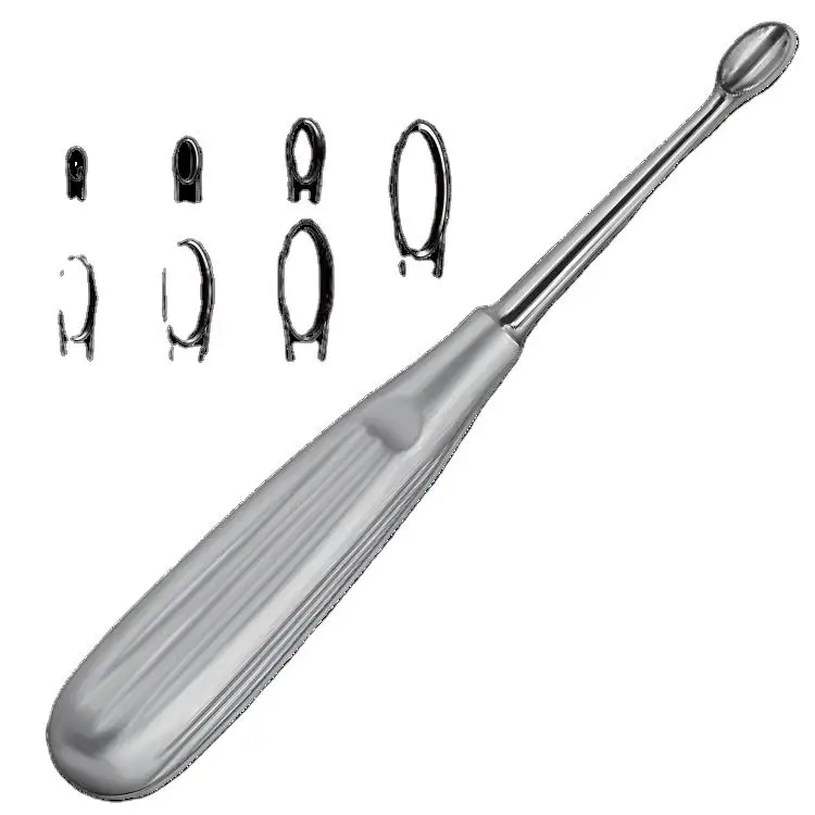 HOT SALE Bruns Rasp Curettes Orthopedic Bone 17 cm Surgery Curette Hollow Handle Bone Surgery Instruments Surgical Instrument